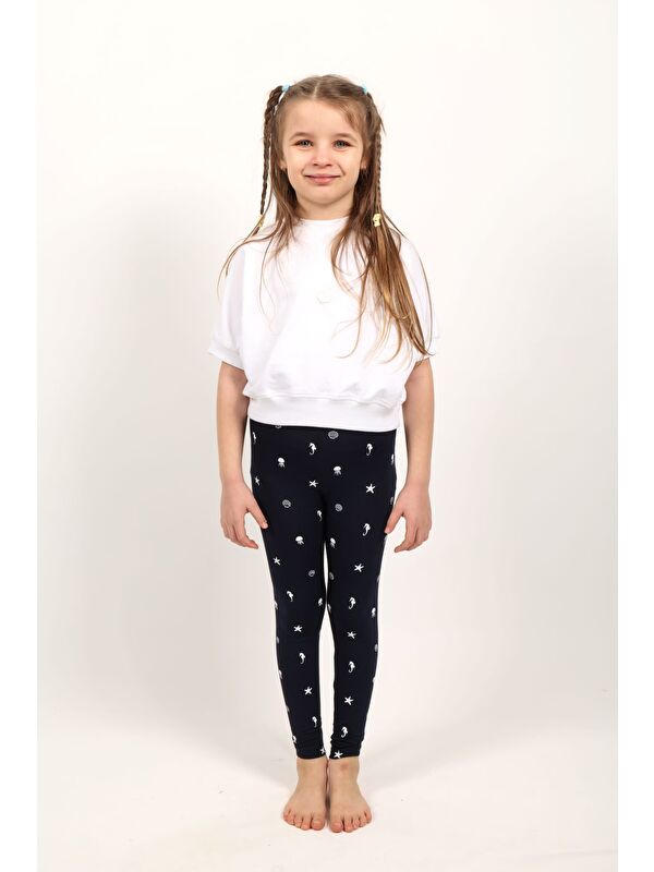 Toontoykids Kız Çocuk Baskılı Tayt