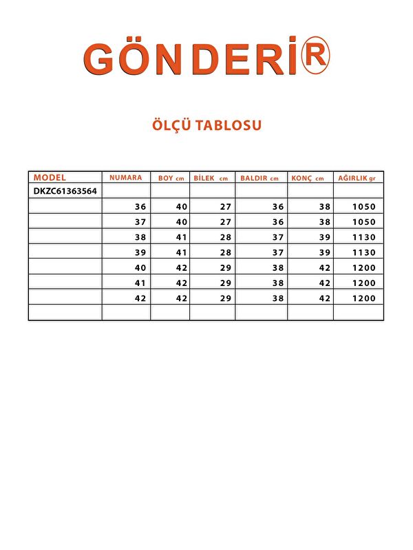 SİYAH Hakiki Deri Yuvarlak Burun Kauçuk Taban Topuklu Tokalı Kadın Günlük Çizme 63564 - Görsel 6