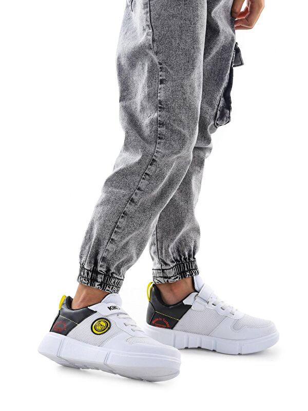 Cırtlı Fileli Erkek Çocuk Spor Ayakkabı 3011 - Görsel 4