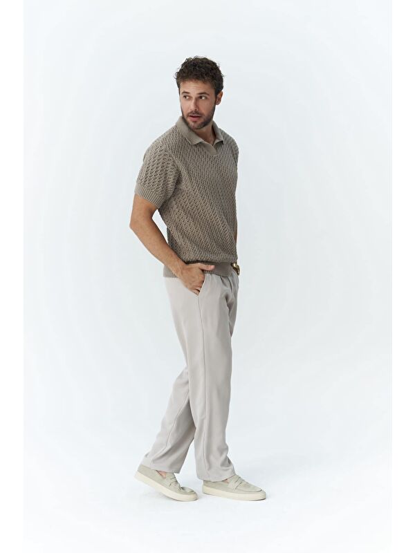Mai Collection Wells Bej  Erkek Pantolon