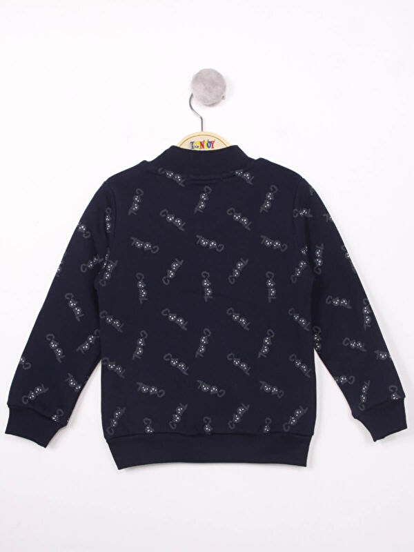 Toontoykids Erkek Çocuk Komple Baskılı İçi Pamuklu Sweatshirt