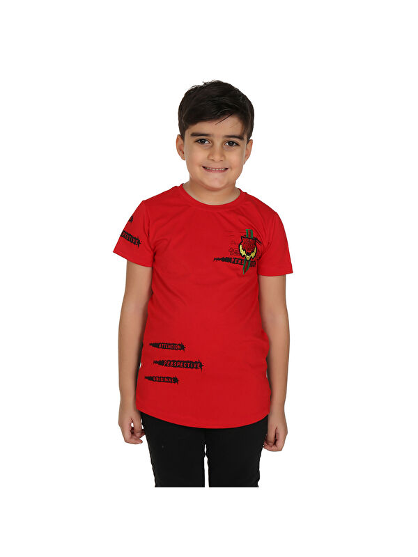Toontoykids Erkek Çocuk Tiger Nakışlı Tişört