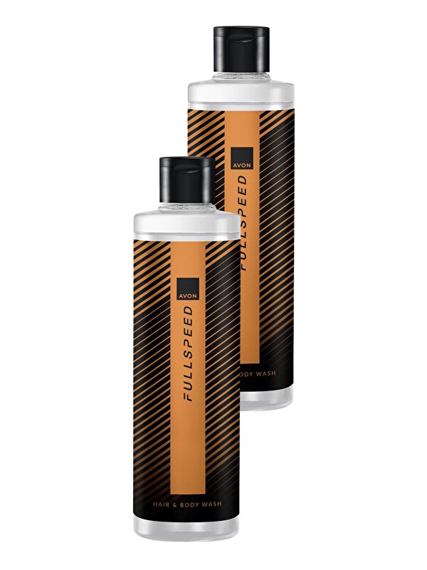AVON Full Speed Saç ve Vücut Şampuanı 250 Ml. İkili Set