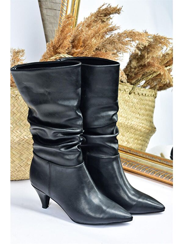 L4048106 Siyah Kadın Bot - Görsel 2