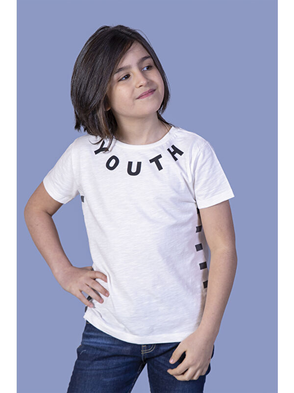 Toontoykids Erkek Çocuk Youth Baskılı Tişört