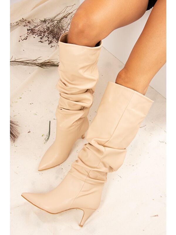 J749129909 Ten Kadın Çizme - Görsel 4