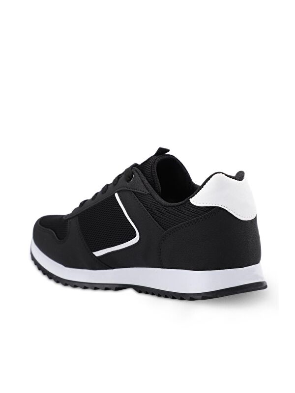 ATTACK I Erkek Siyah / Beyaz Günlük Spor Ayakkabısı - Görsel 4