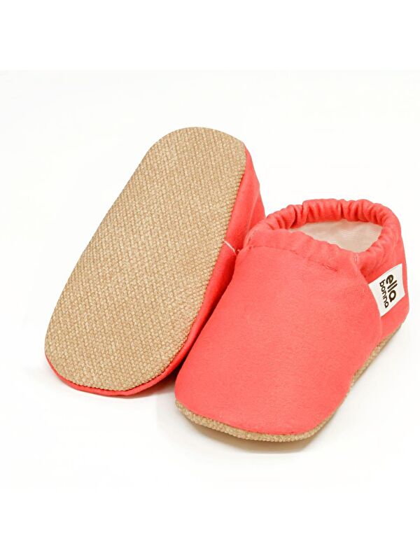 Desenli Bebek Patiği, Kaydırmaz Taban, Ev Kreş Ayakkabısı Panduf - Görsel 3