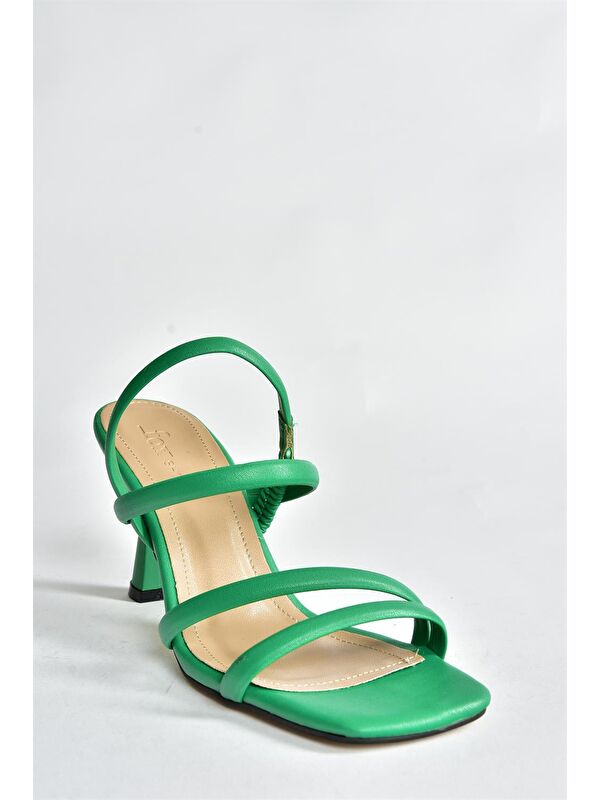 Yeşil İnce Topuklu Kadın Ayakkabı P404471009 - Görsel 6