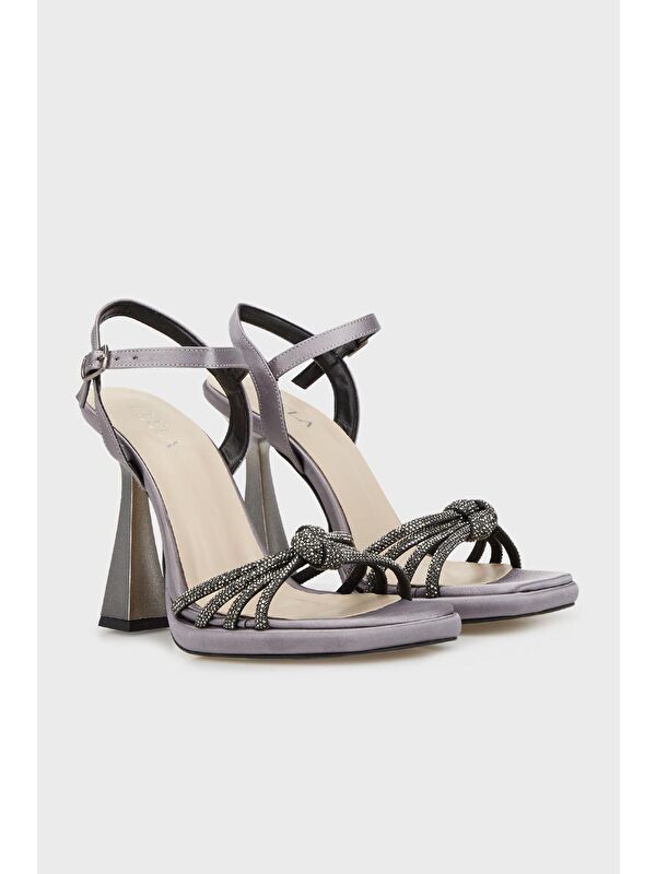 Parlak Taşlı Abiye Ayakkabı 347440 - Görsel 4