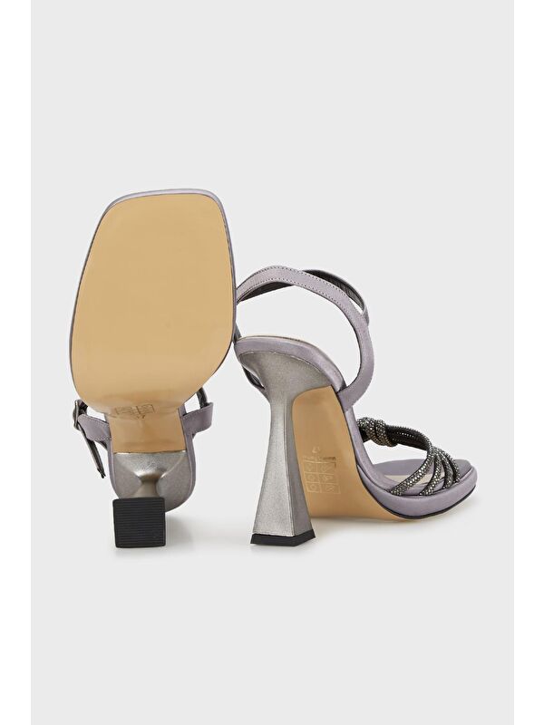 Parlak Taşlı Abiye Ayakkabı 347440 - Görsel 5