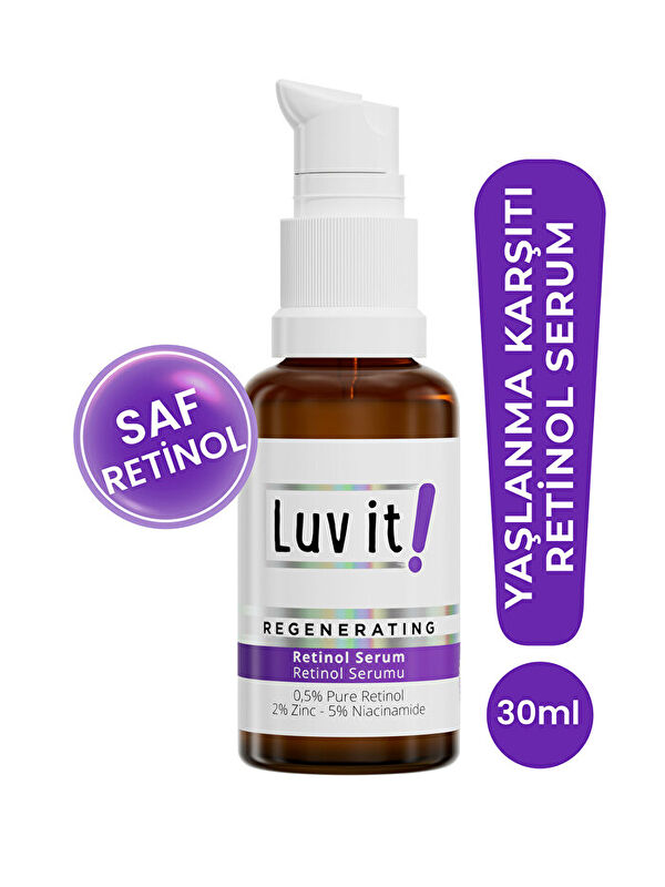 Luv it! Retinol & Niacinamide Cilt Serumu - ve Yaşlanma Karşıtı - Kolajen Üretimi Destekleyici