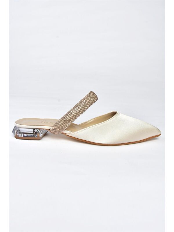 M272032104 Bej Kadın Terlik - Görsel 6