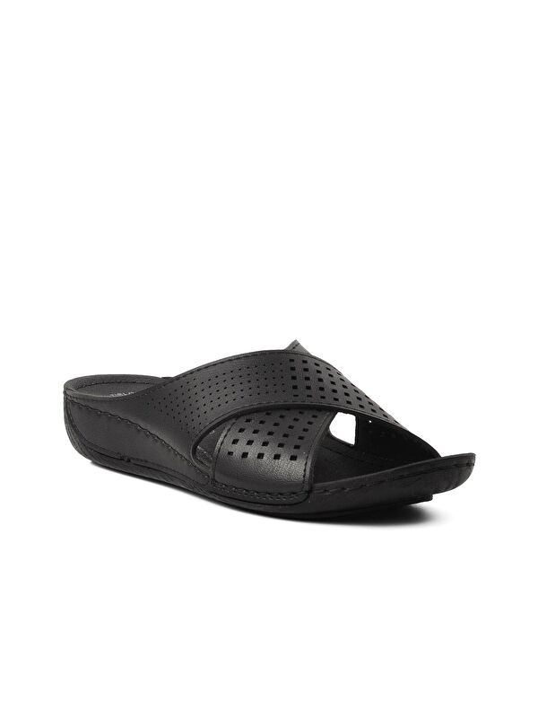 Siyah Anatomik Kadın Günlük Terlik 16.004 - Görsel 4