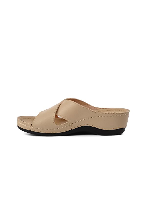 Bej Anatomik Kadın Terlik 15.032 Z - Görsel 3