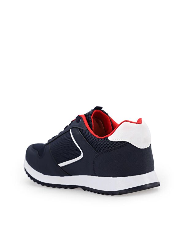 ATTACK I Erkek Lacivert / Beyaz Günlük Spor Ayakkabısı - Görsel 4