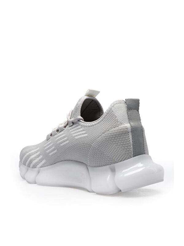 ZANDER Sneaker Erkek Ayakkabı Gri / Beyaz - Görsel 4