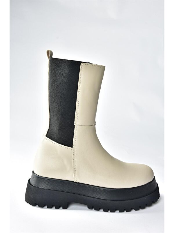 J267063109 Bej Kadın Bot - Görsel 6