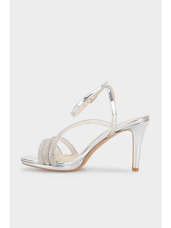 Taşlı Topuklu Abiye Kadın Ayakkabı 3475871733 - Görsel 3