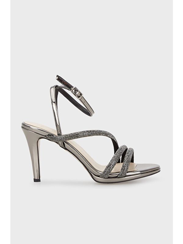 Taşlı Topuklu Abiye Kadın Ayakkabı 3475871733 - Görsel 2