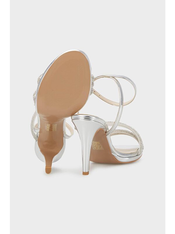 Taşlı Topuklu Abiye Kadın Ayakkabı 3475871733 - Görsel 5