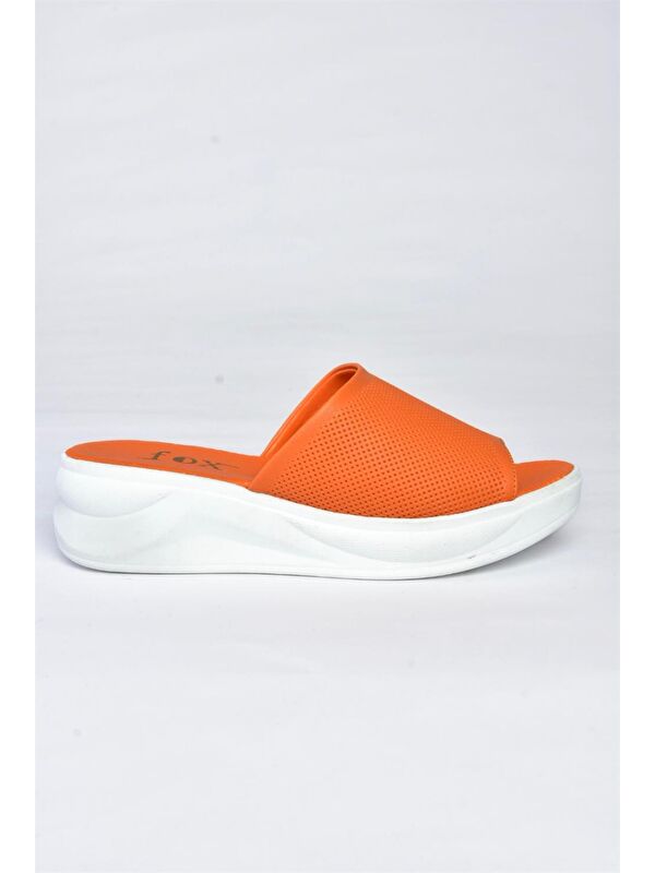 P713330409 Turuncu Kadın Terlik - Görsel 5