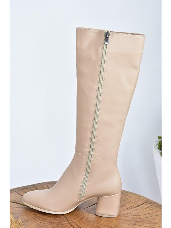 J848300109 Ten Kadın Çizme - Görsel 4