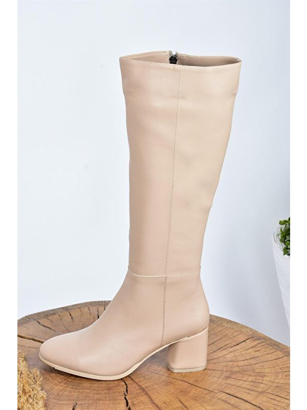 J848300109 Ten Kadın Çizme - Görsel 5