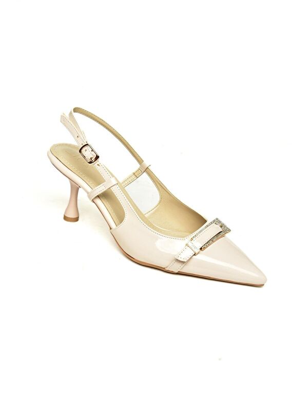 U6760514 Ten Kadın Topuklu Ayakkabı - Görsel 4