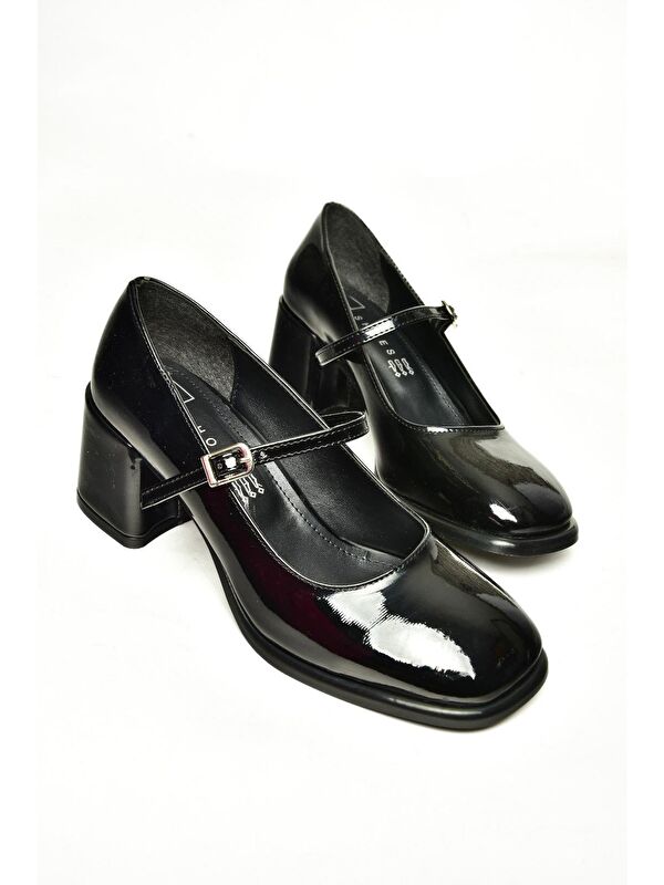 U5184220 Siyah Kadın Topuklu Ayakkabı - Görsel 3