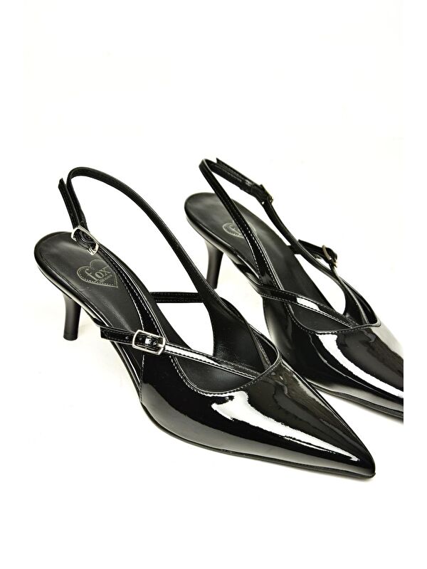 U6540745 Siyah Kadın Topuklu Ayakkabı - Görsel 3