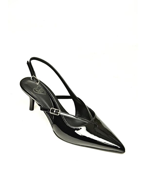 U6540745 Siyah Kadın Topuklu Ayakkabı - Görsel 4