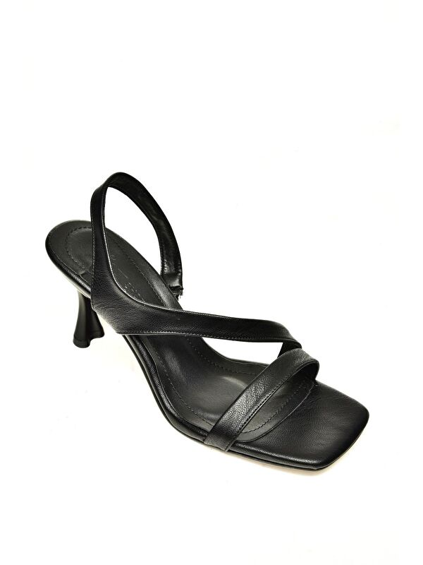 U4040700 Siyah Kadın Topuklu Ayakkabı - Görsel 3