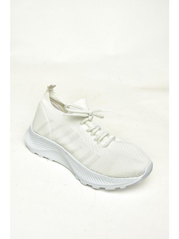 U2390040 Beyaz Kadın Sneakers - Görsel 3