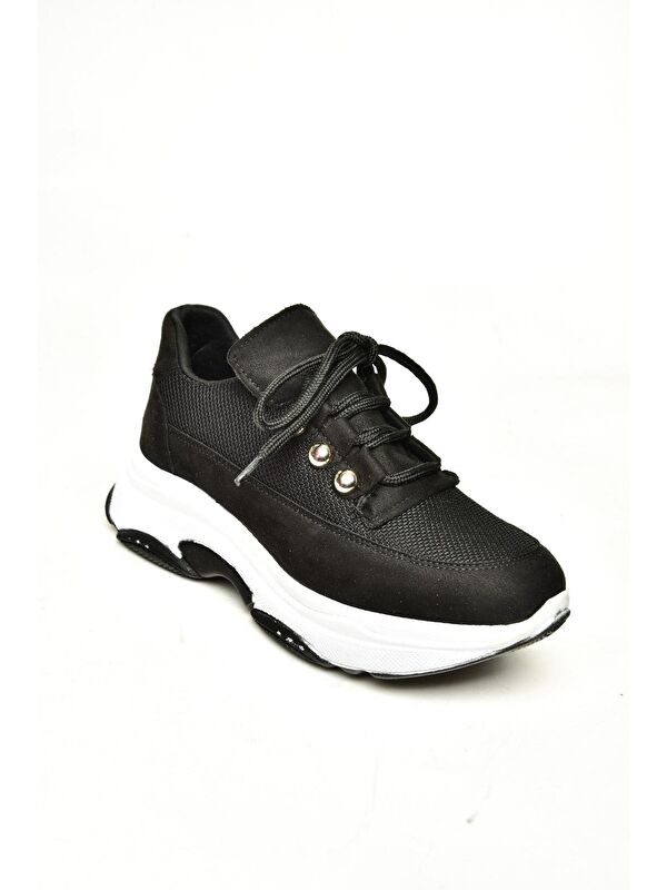 U2390326 Siyah Kadın Sneakers - Görsel 3