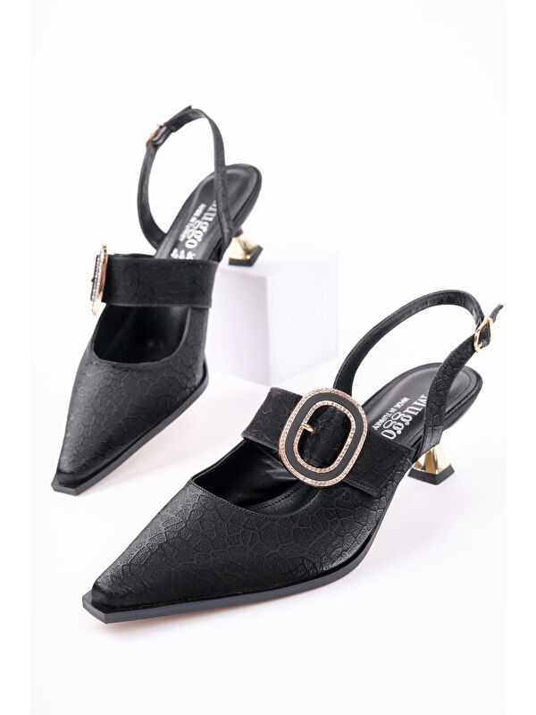 MARİANA Toka Detaylı Kadın Günlük Klasik Topuklu Ayakkabı - Görsel 2