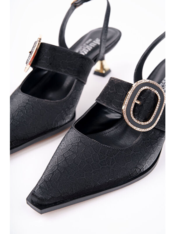 MARİANA Toka Detaylı Kadın Günlük Klasik Topuklu Ayakkabı - Görsel 3