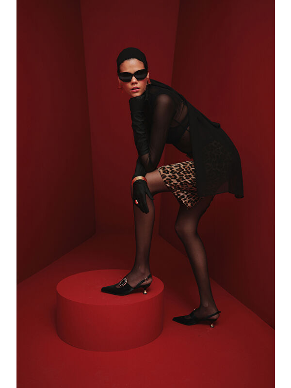 MARİANA Toka Detaylı Kadın Günlük Klasik Topuklu Ayakkabı - Görsel 7