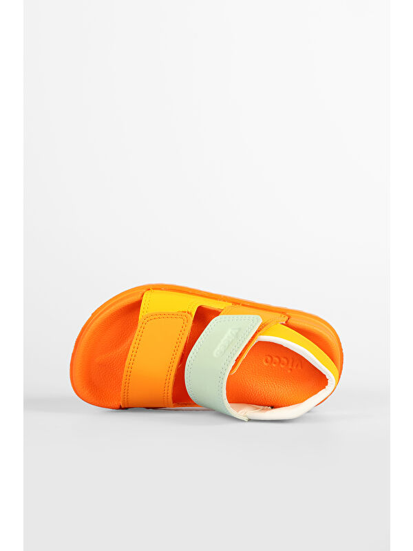 Krixi Hafif Unisex Çocuk Orange Sandalet - Görsel 7