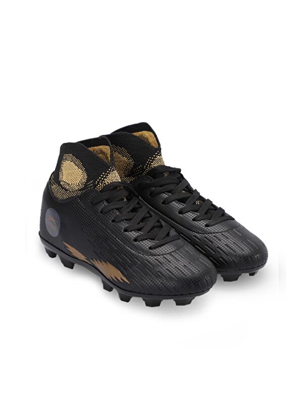 HADAS KRP Erkek Çocuk Futbol Ayakkabı Siyah / Sarı - Görsel 3