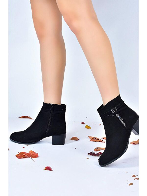 L6741552 Siyah Kadın Bot - Görsel 4