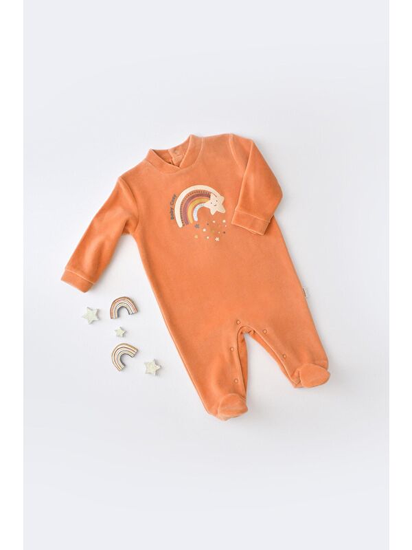 BabyCosy Organic  Kadife Patikli Tulum