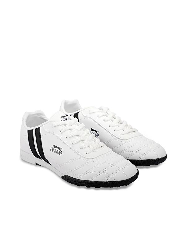 HENRIK HS Erkek Çocuk Halı Saha Beyaz / Siyah Futbol Ayakkabısı - Görsel 3