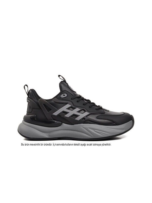 23K550 Siyah Erkek Aktif Spor Ayakkabı - Görsel 2