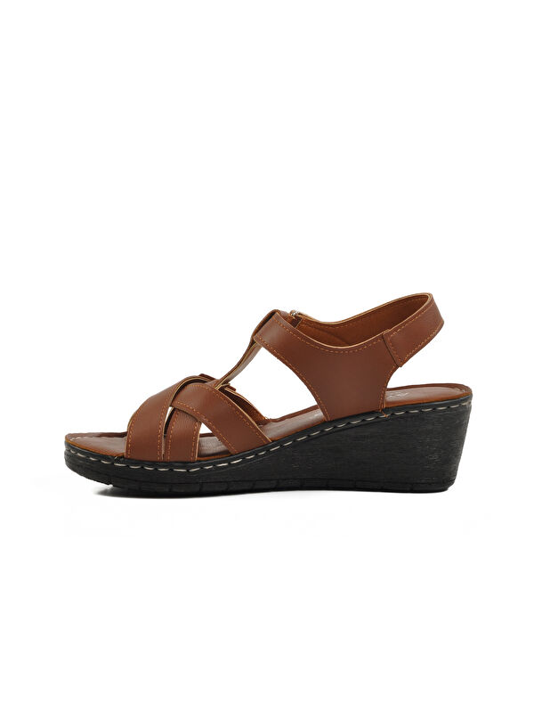 Taba Topuklu Kadın Sandalet 673572 Z - Görsel 3