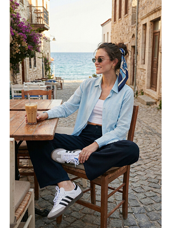Lela Pamuklu Regular Fit Cepli Gömlek Cf25S16992