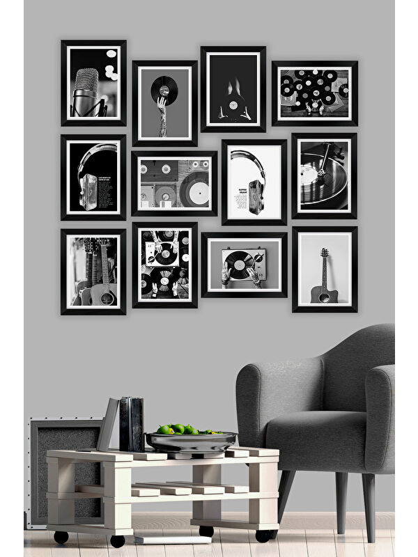 Artavessa 12 Parça Çerçeve Görünümlü Mdf Tablo Seti - 12ARTAVESSA23-1520