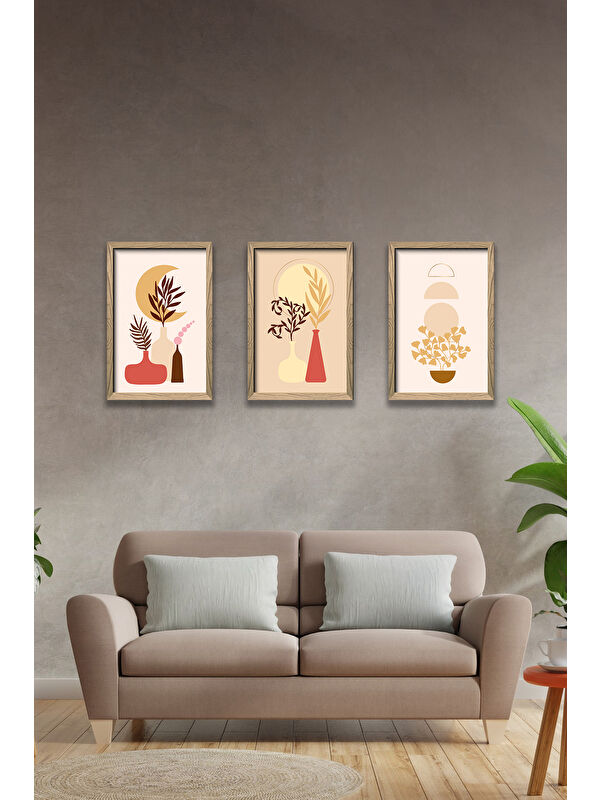 Artavessa 3 Parça Çerçeve Görünümlü Mdf Tablo Seti - 3ARTAVESSA3-3348