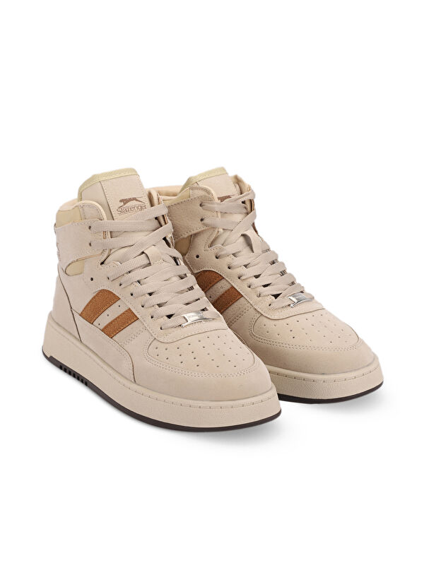 DAPHNE HIGH Erkek Sneaker Ayakkabı Bej / Kahve - Görsel 3
