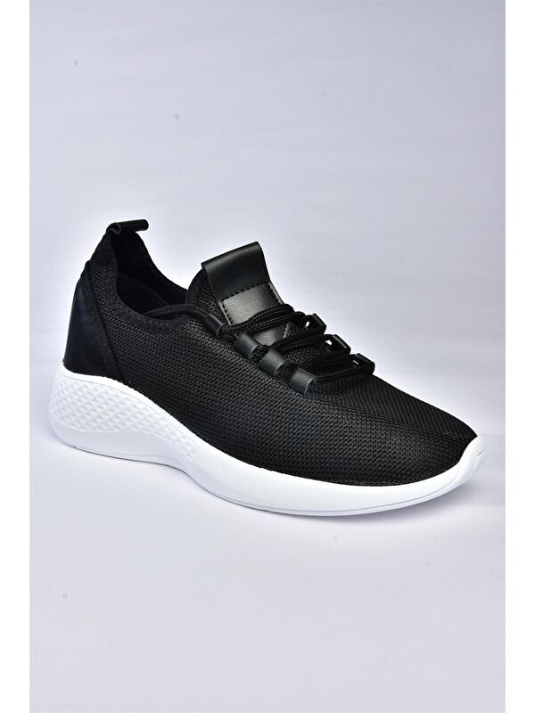 P239200804 Siyah/Beyaz Kadın Sneakers - Görsel 6